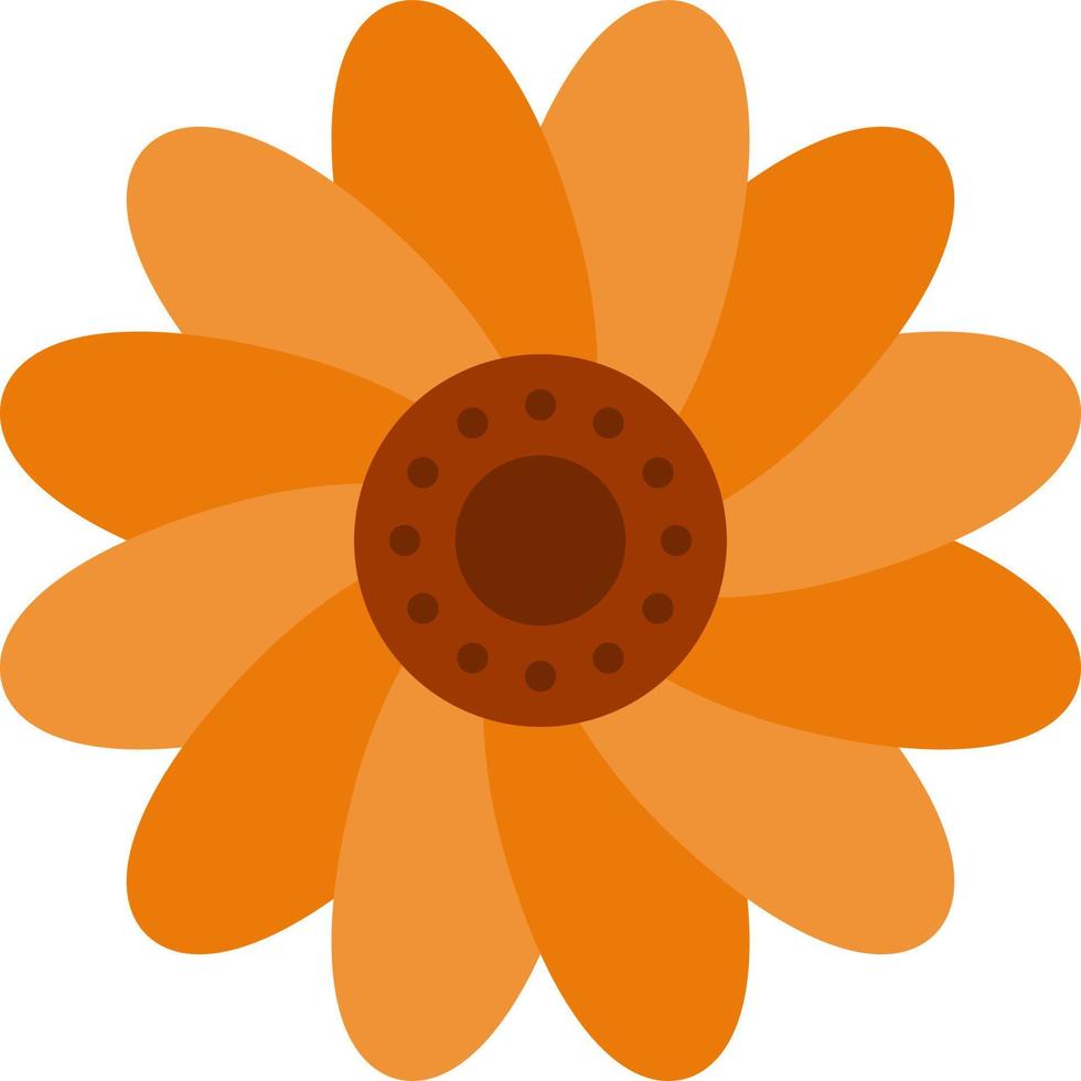 Calendula Vector Icon Design