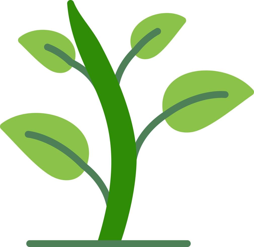 Green Sprout Vector Icon Design