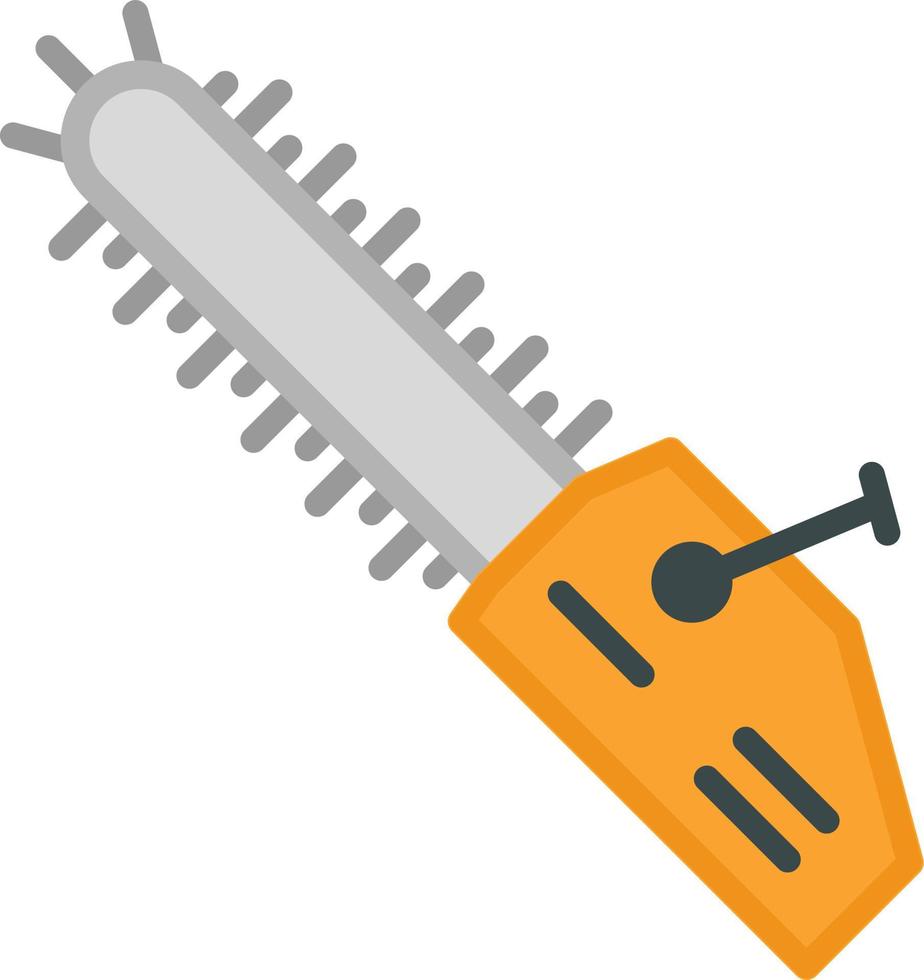 Chainsaw Vector Icon Design