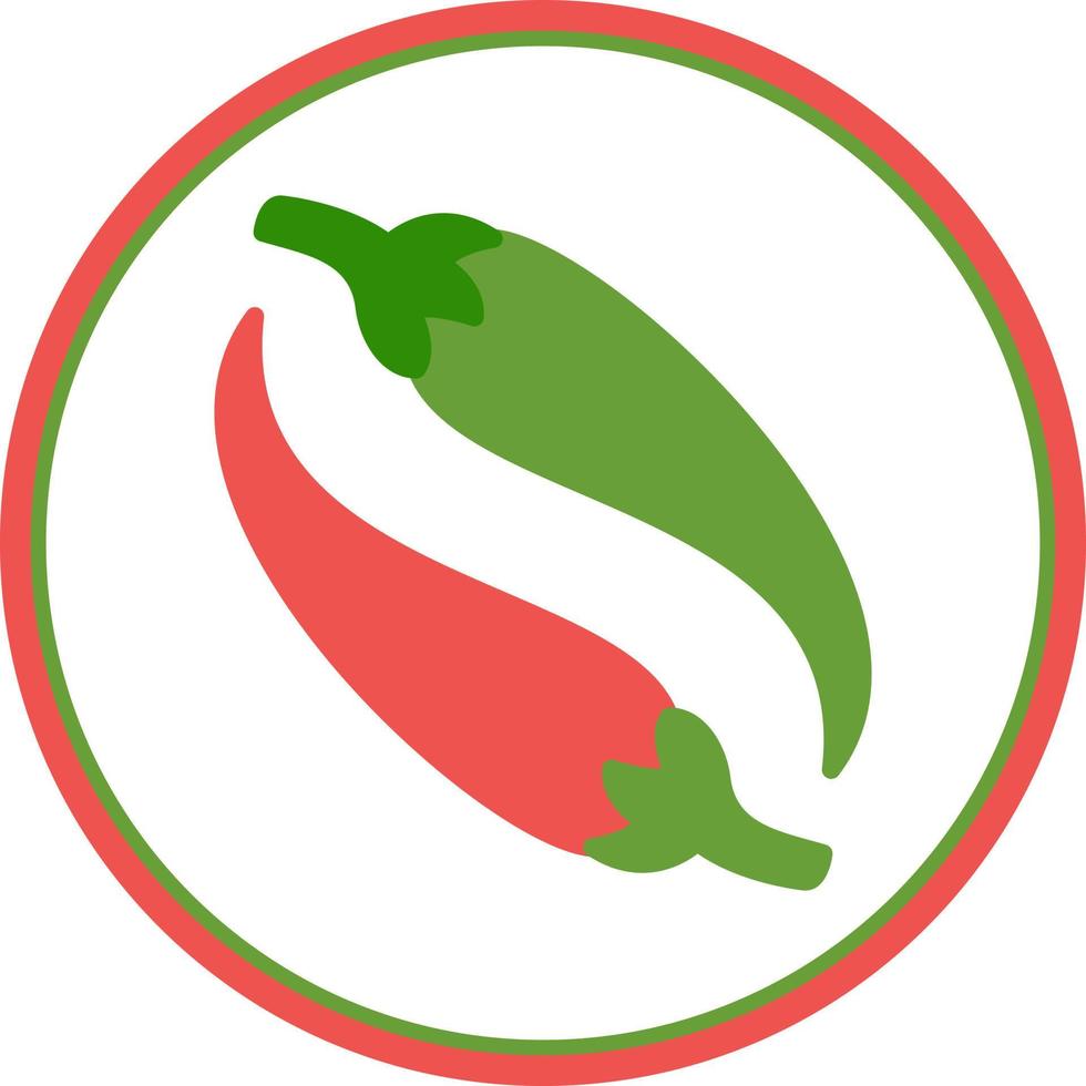Chili Vector Icon Design