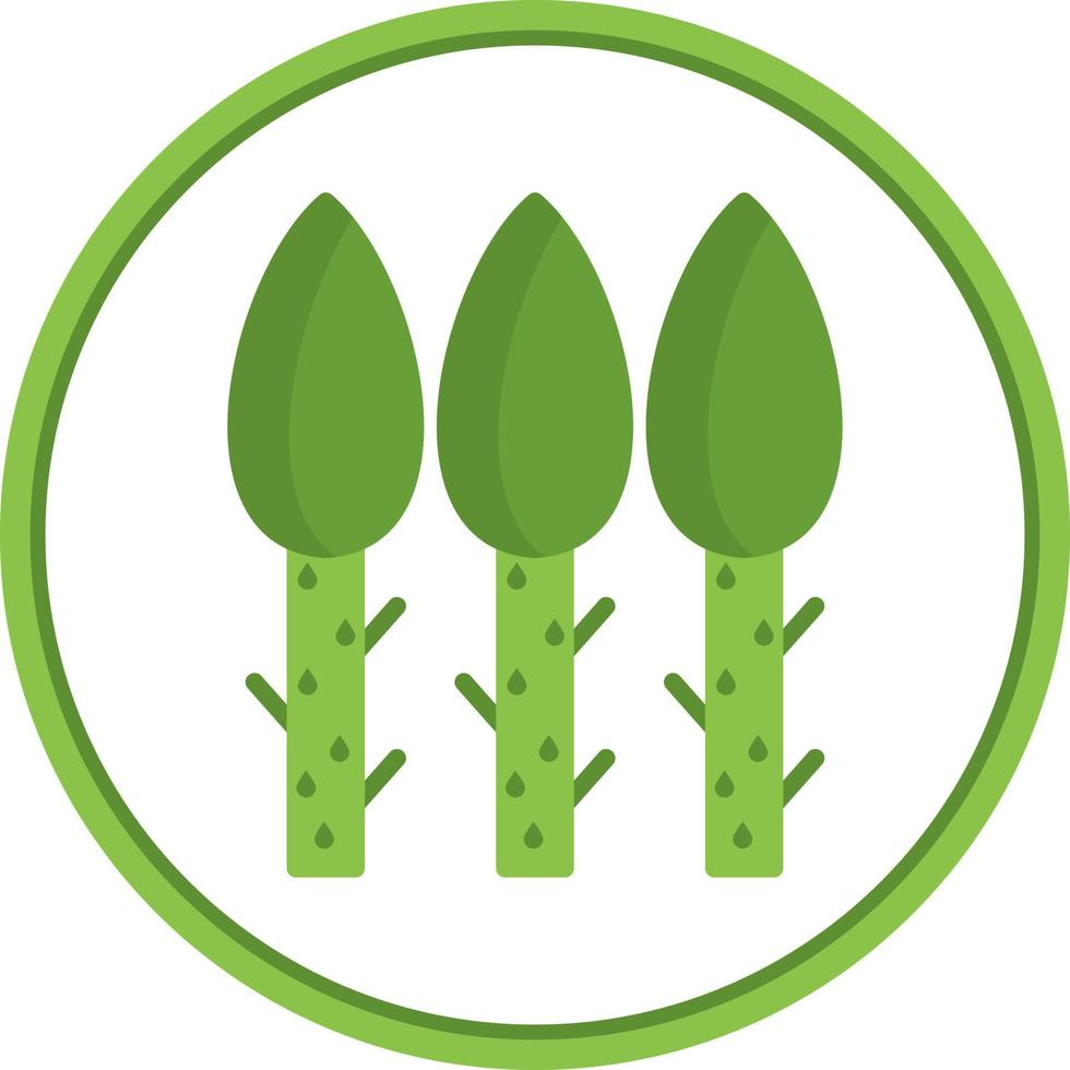 Asparagus Vector Icon Design