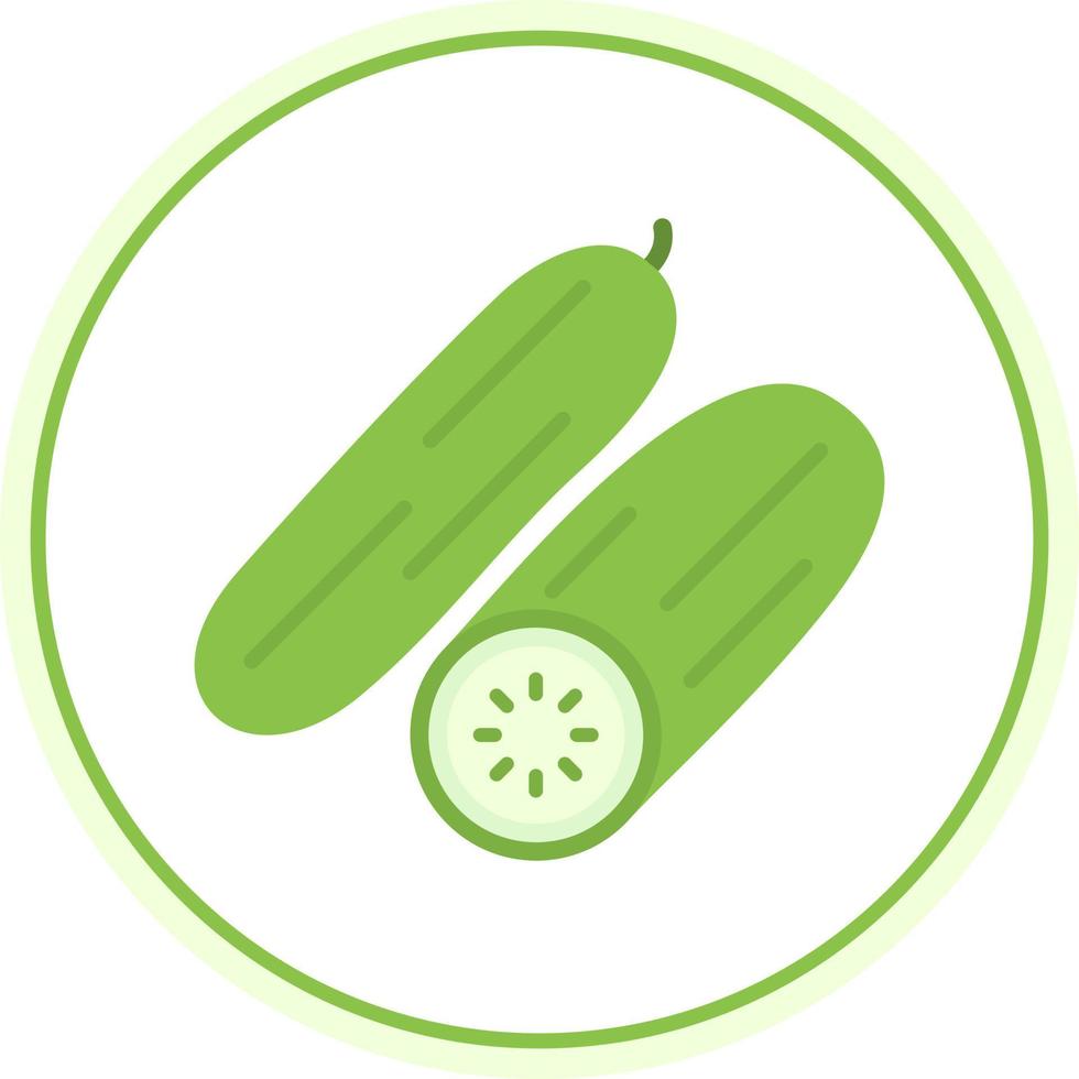 diseño de icono de vector de pepino