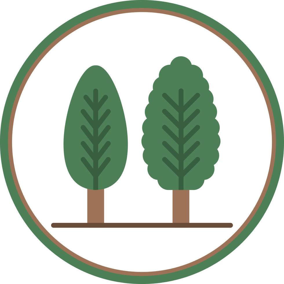 Cypress Vector Icon Design