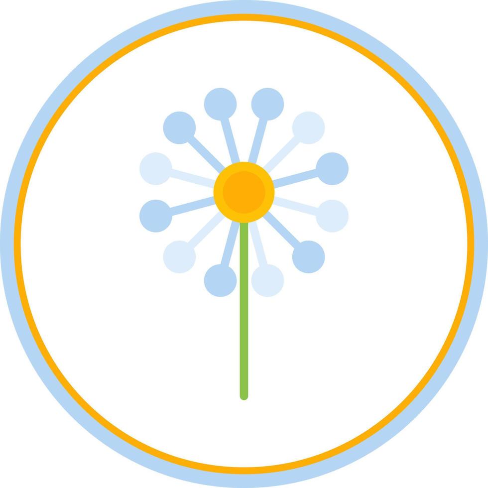 Dandelion Vector Icon Design
