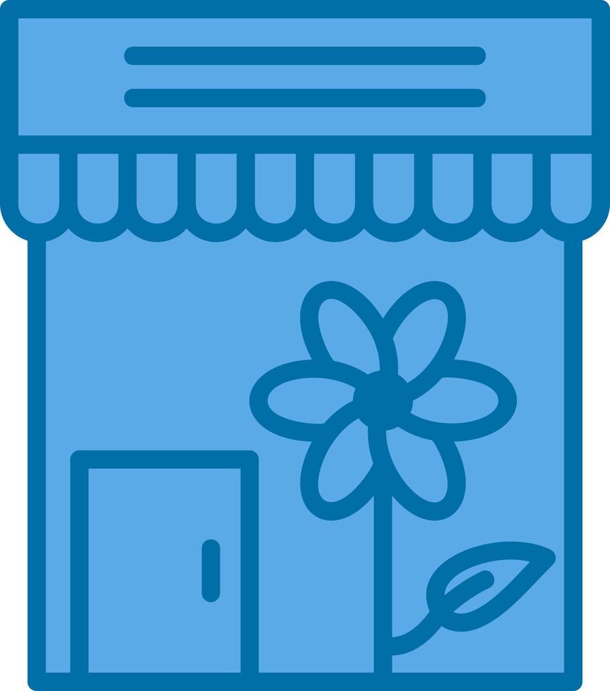 diseño de icono de vector de tienda de flores