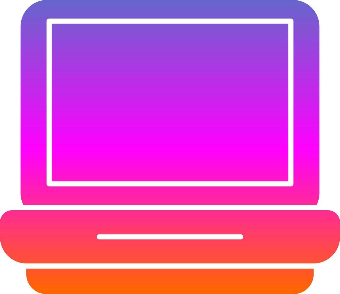 Laptop Vector Icon Design
