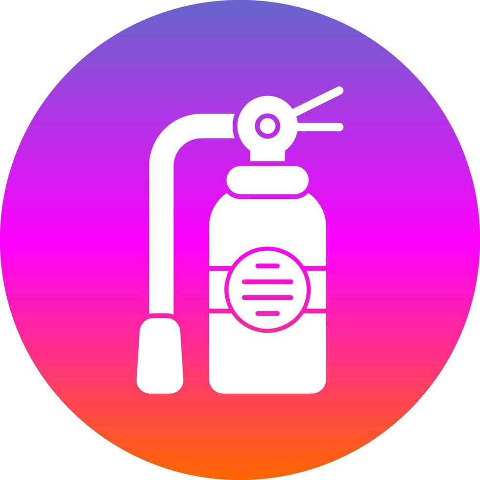 Fire Extinguisher Vector Icon Design