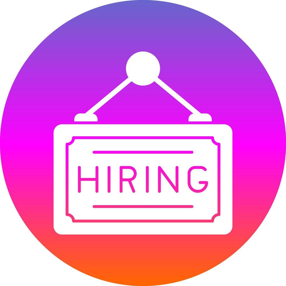Hiring Vector Icon Design
