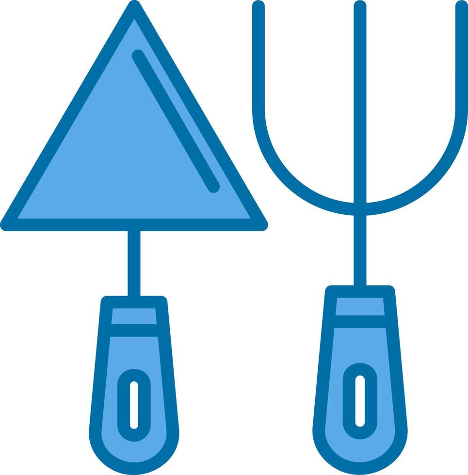 Fork And Trowel Vector Icon Design