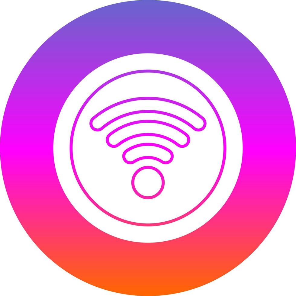 Wifi Signal Vector Icon Design
