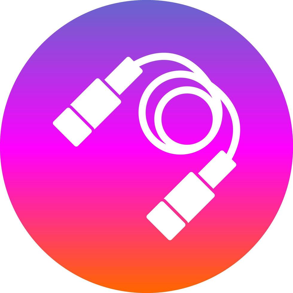 Jumping Rope Vector Icon Design