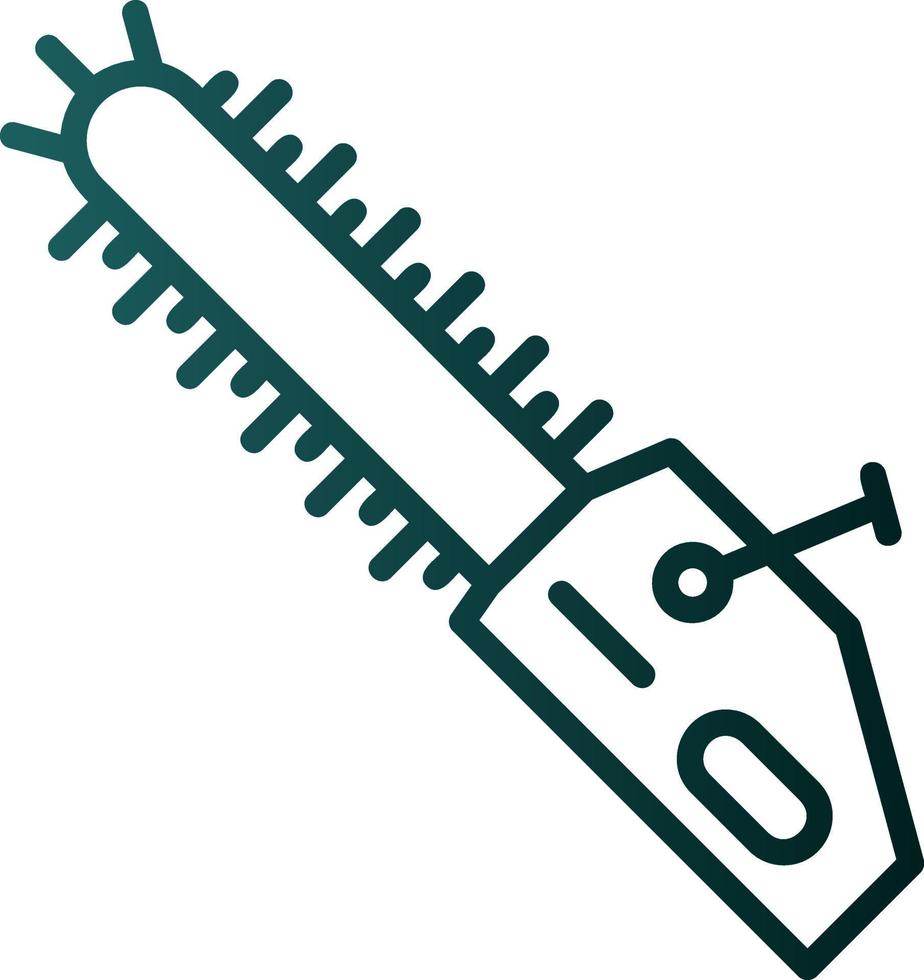 Chainsaw Vector Icon Design