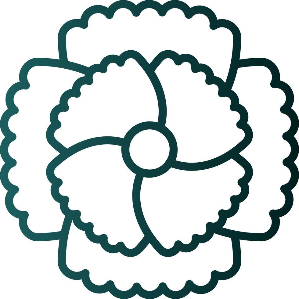 Carnation Vector Icon Design