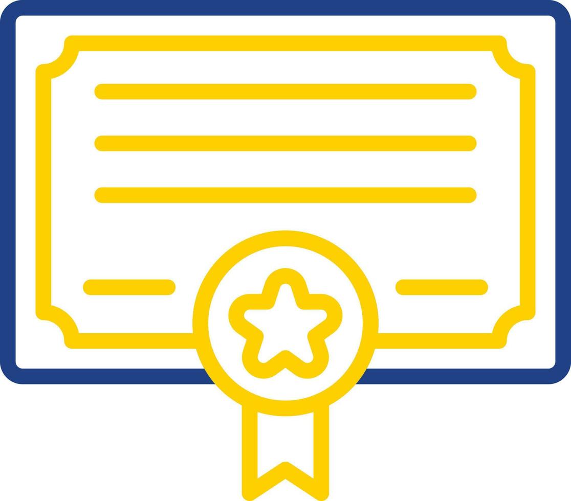 Certificate Vector Icon Design