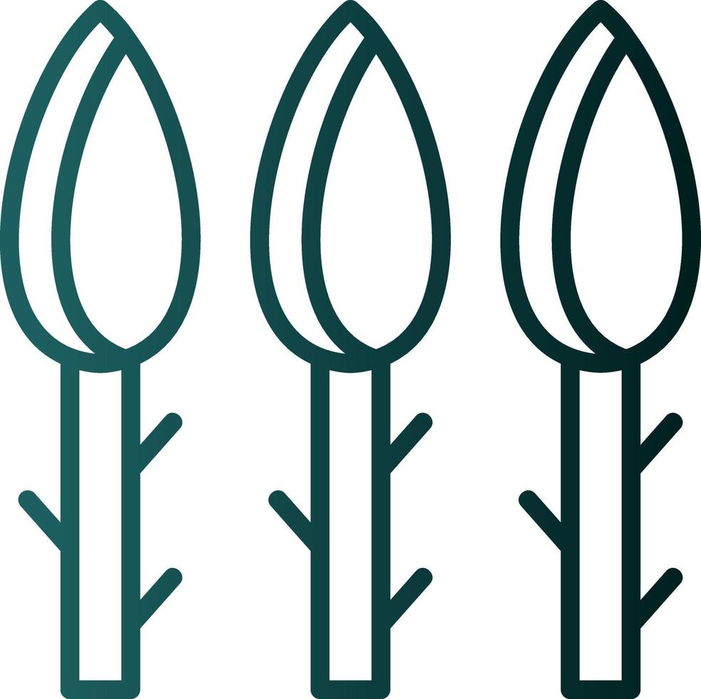 Asparagus Vector Icon Design