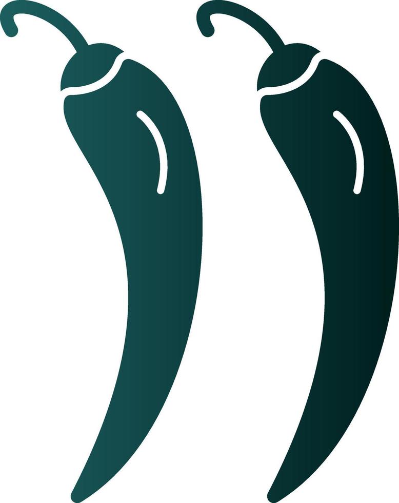 Hot Pepper Vector Icon Design