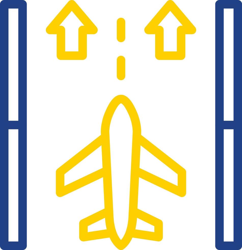 Runway Vector Icon Design