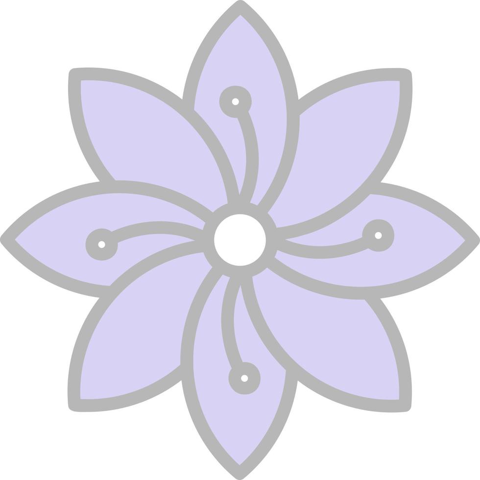 Hydrangea Vector Icon Design