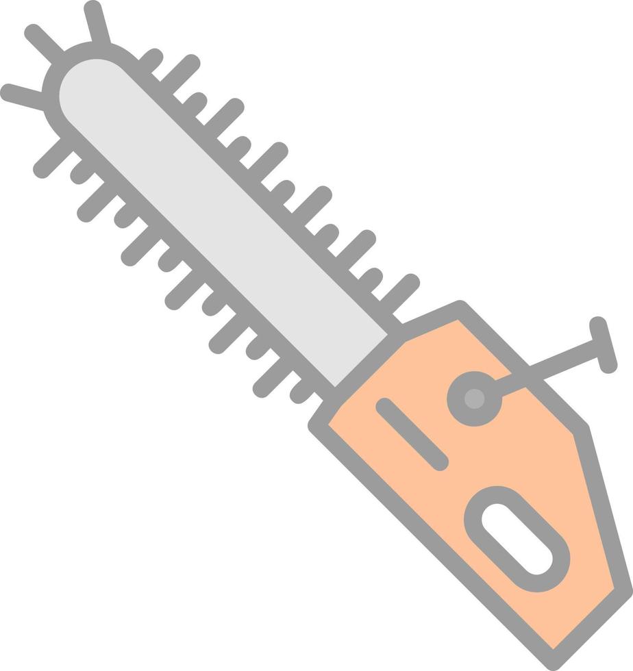 Chainsaw Vector Icon Design