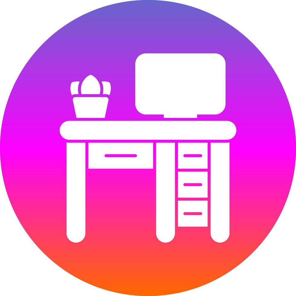 Desk Vector Icon Design