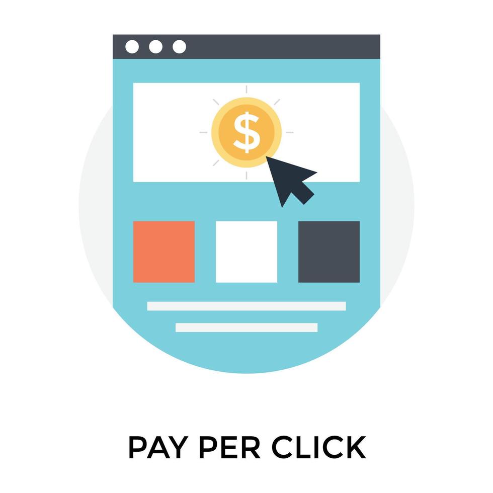 Pay Per Click vector