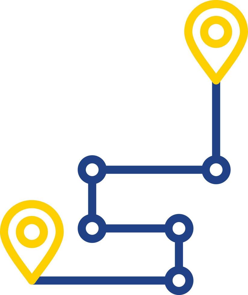 Route Vector Icon Design