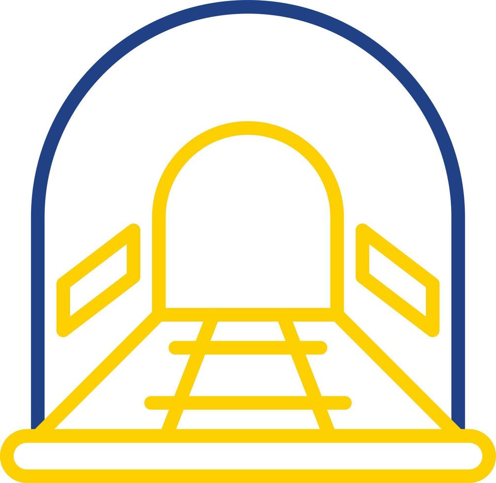 diseño de icono de vector de túnel