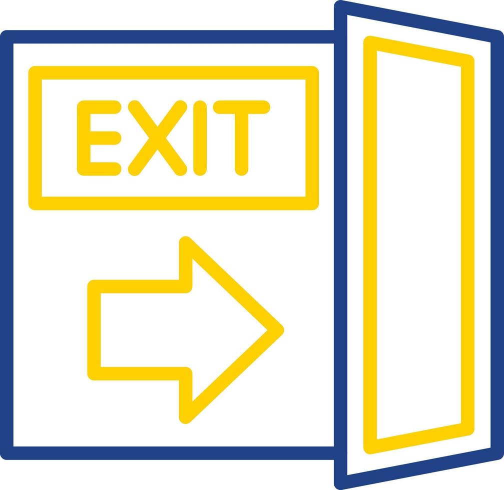 Exit Vector Icon Design