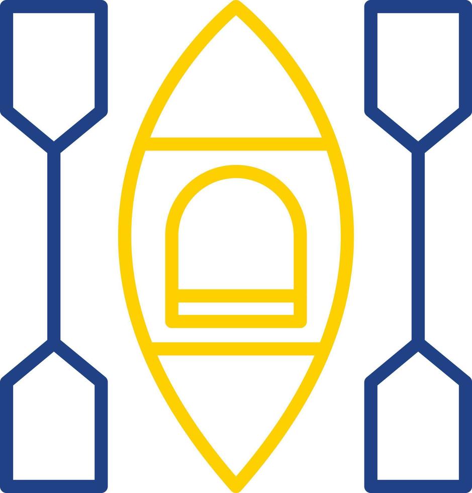 Kayak Vector Icon Design