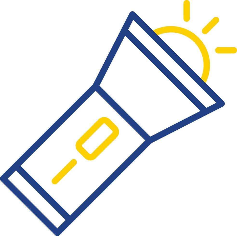Flashlight Vector Icon Design