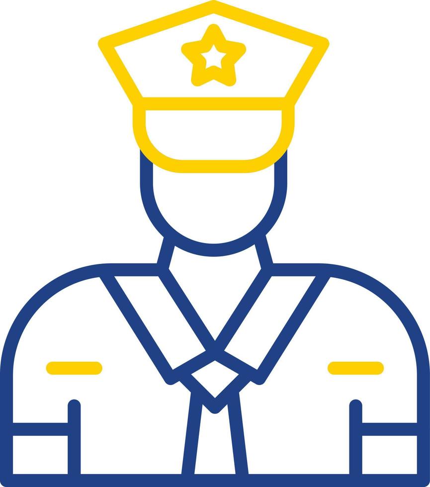 Security Guard Vector Icon Design