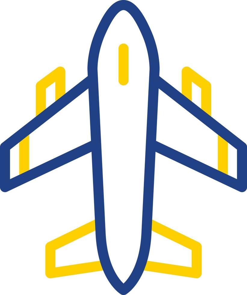 diseño de icono de vector de avión