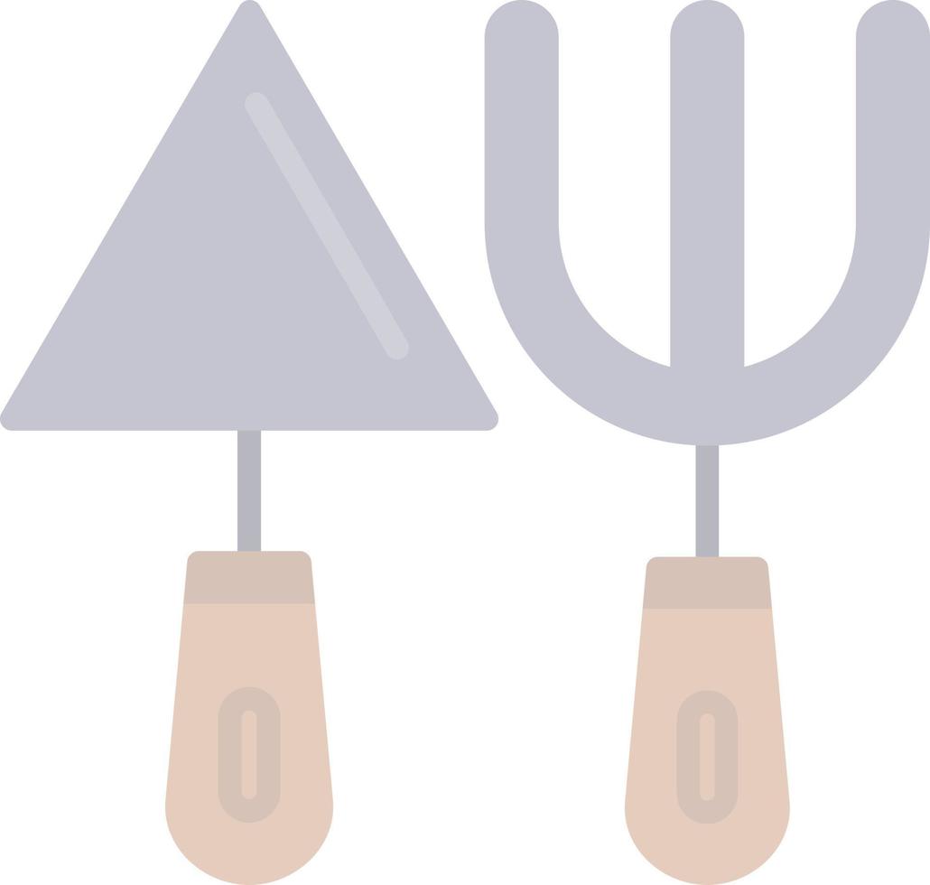 Fork And Trowel Vector Icon Design
