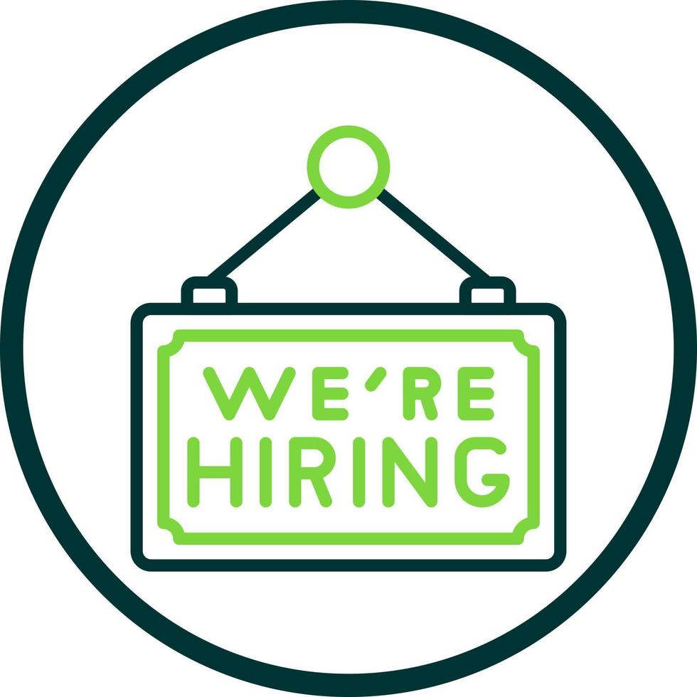 Hiring Vector Icon Design