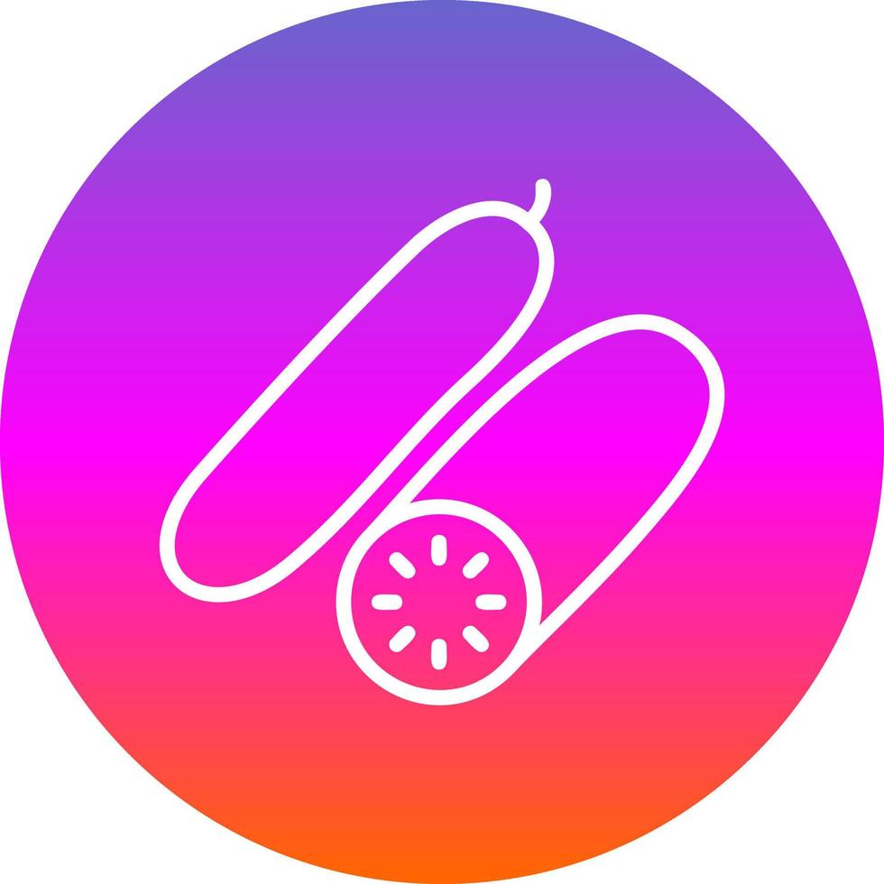 Cucumber Vector Icon Design