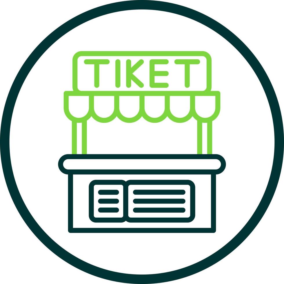 Ticket Office Vector Icon Design