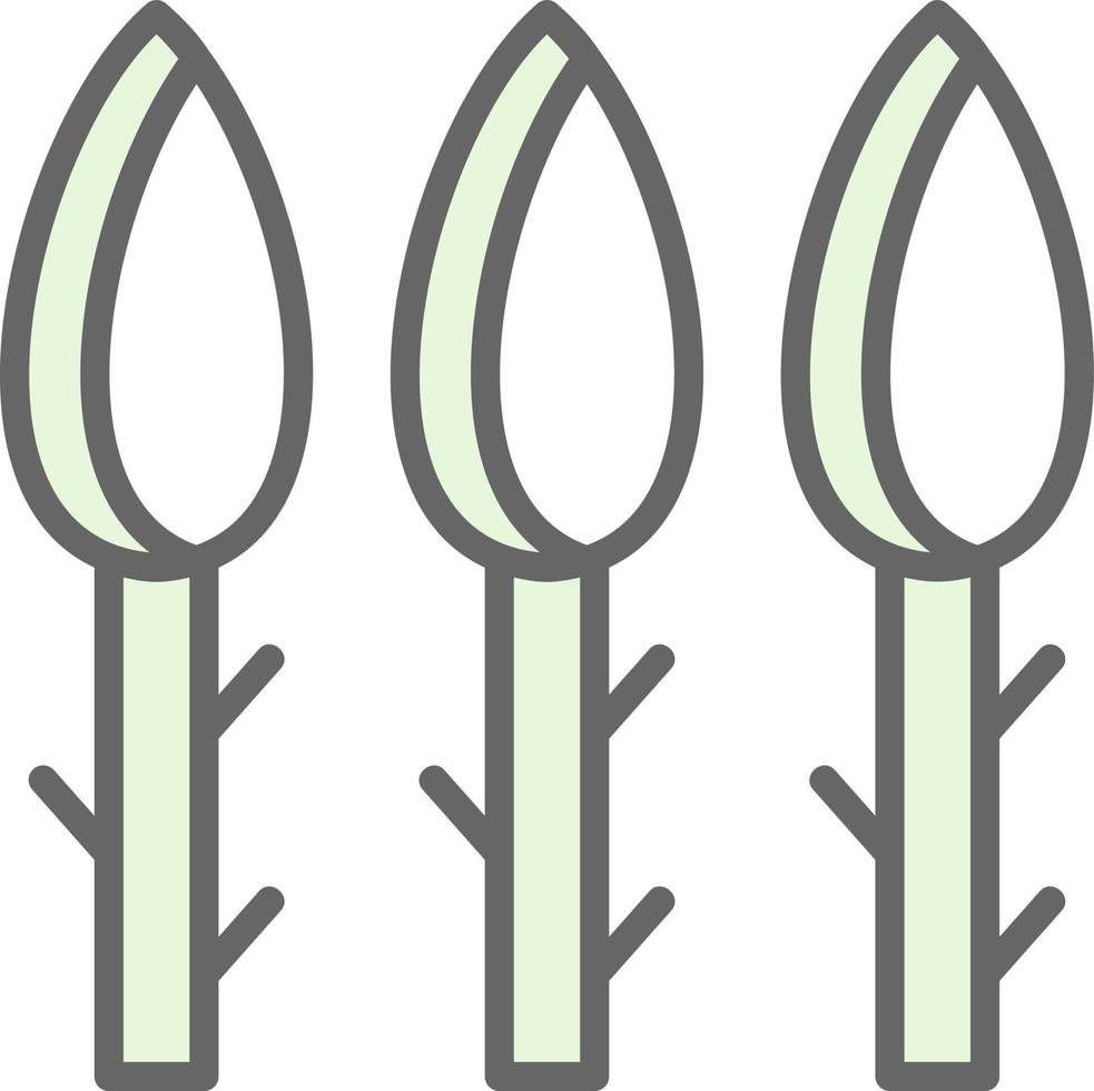 Asparagus Vector Icon Design