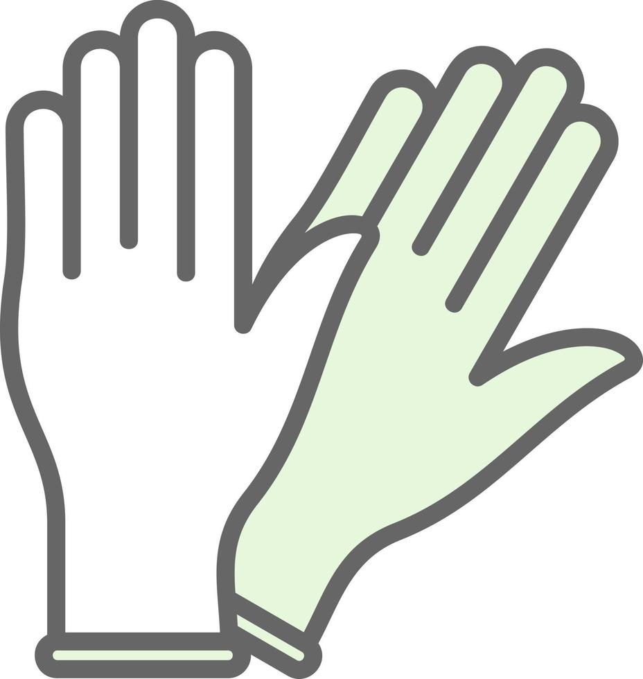 Gloves Vector Icon Design