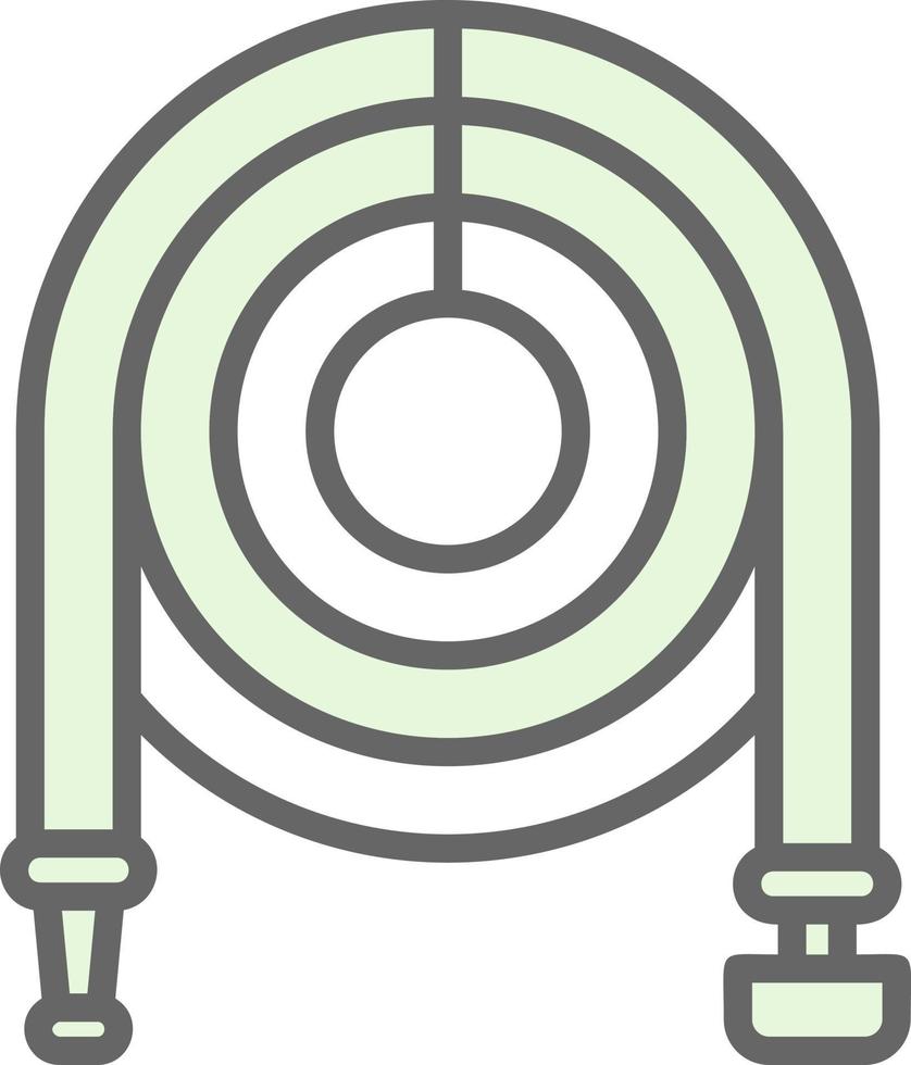 Garden Hose Vector Icon Design