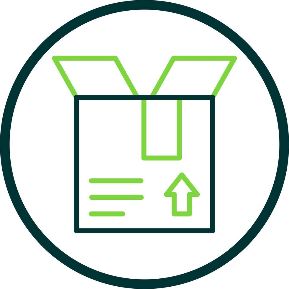 Open Box Vector Icon Design