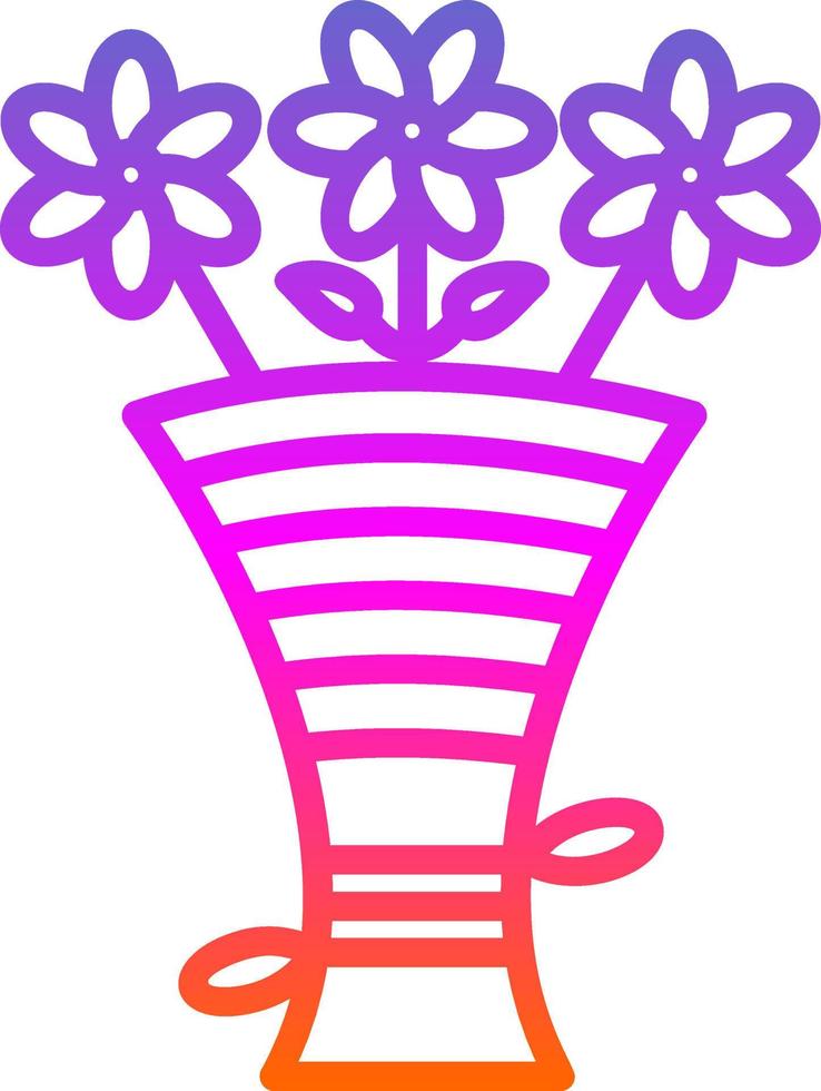 Bouquet Vector Icon Design