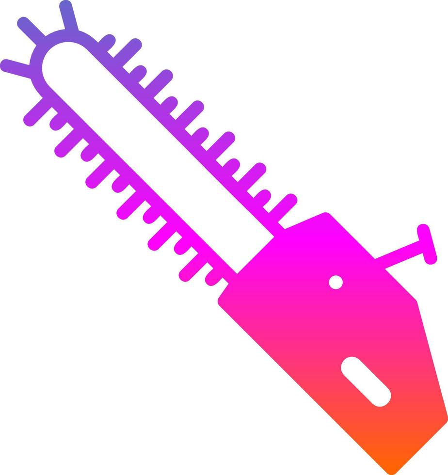 Chainsaw Vector Icon Design