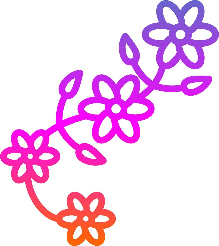 diseño de icono de vector de diseño floral