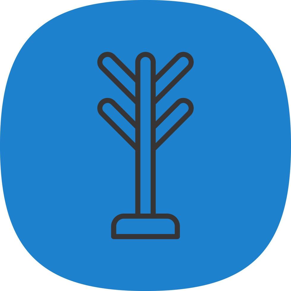 Coat Rack Vector Icon Design