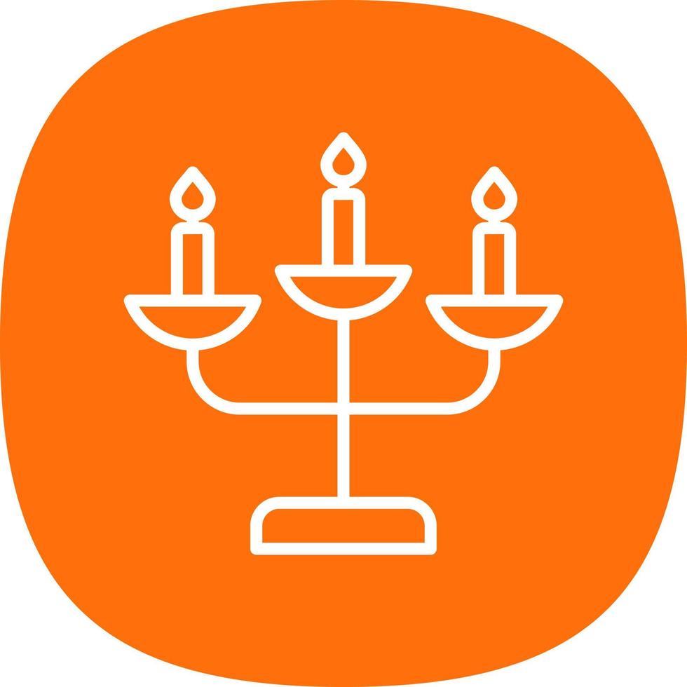 Candelabra Vector Icon Design