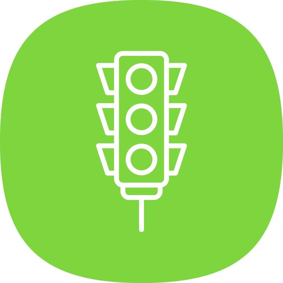 Traffic Lights Vector Icon Design
