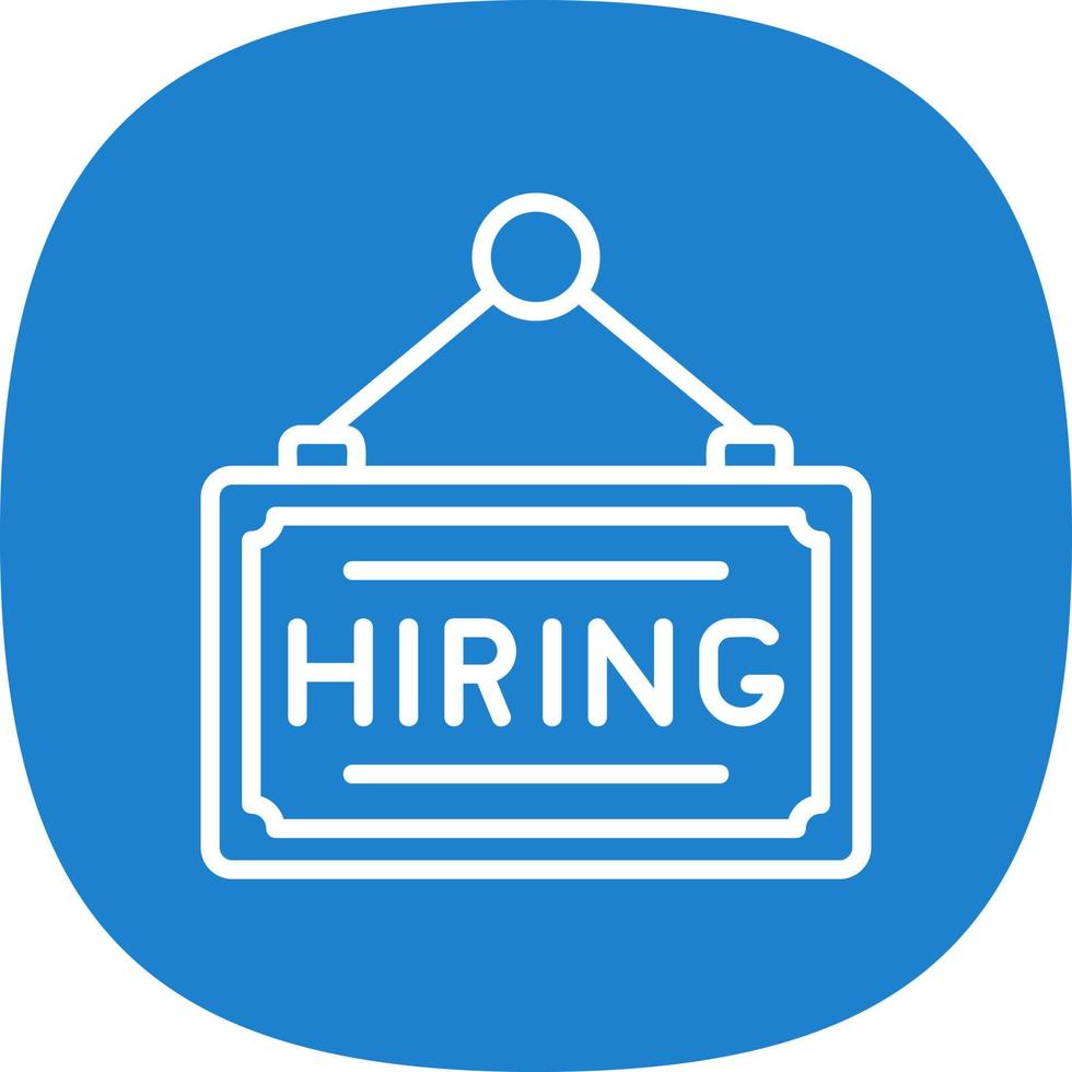 Hiring Vector Icon Design