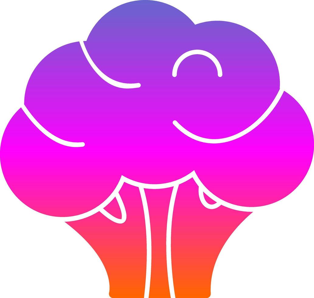 Broccoli Vector Icon Design