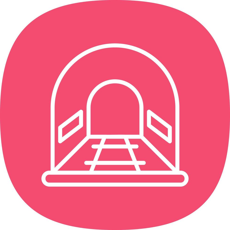 diseño de icono de vector de túnel