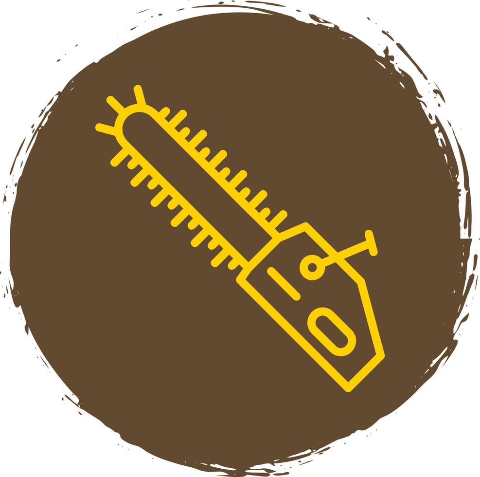 Chainsaw Vector Icon Design